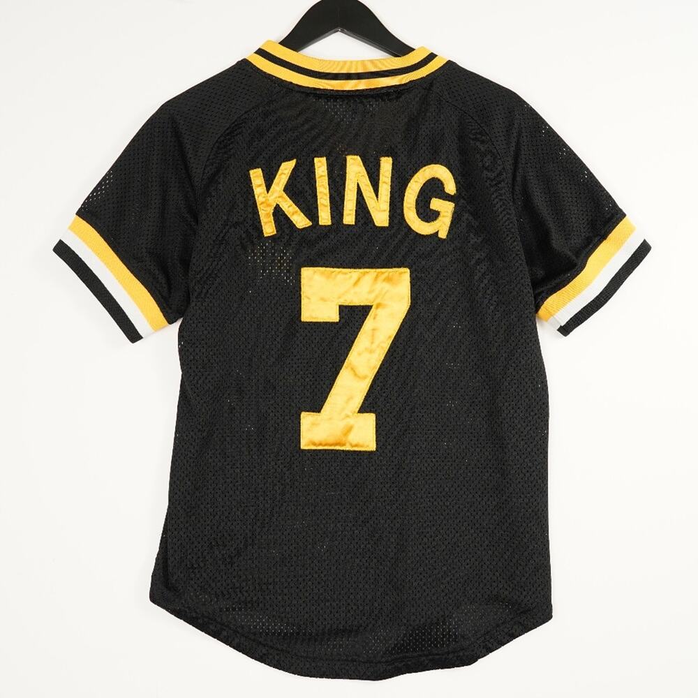 VTG All Stars Mesh Jersey Black Keys Size M KING #7 brooklyn USA